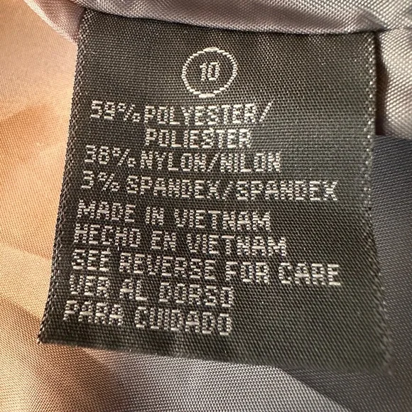 Nicolette Metallic Silver Evening Jacket Rhinestone Belt Formal Blazer 10 Medium - Picture 5 of 16